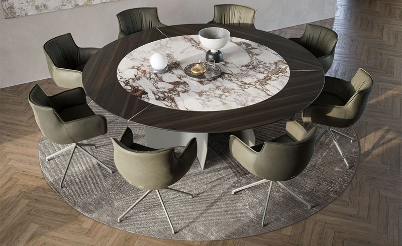 Cattelan Italia Стол Senator Ker-Wood Round от Cattelan Italia — в интерьере