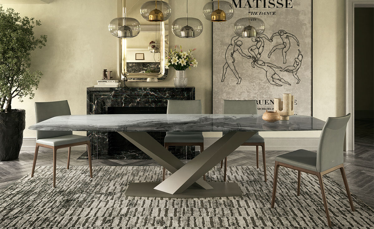 Cattelan Italia Стол Stratos Crystalart от Cattelan Italia — в интерьере
