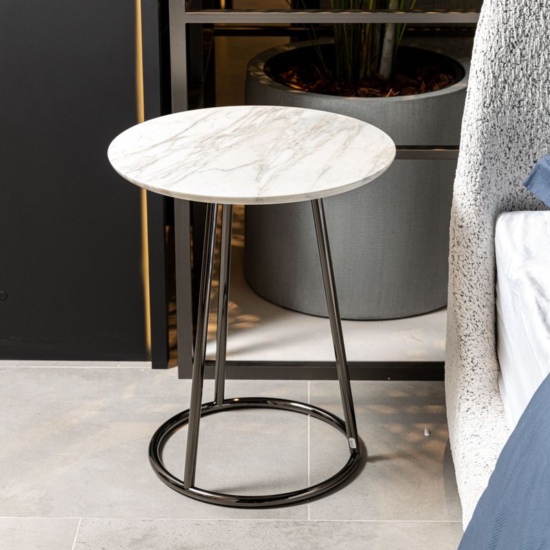Flou Журнальный столик Angle calacata gold от Flou — в интерьере
