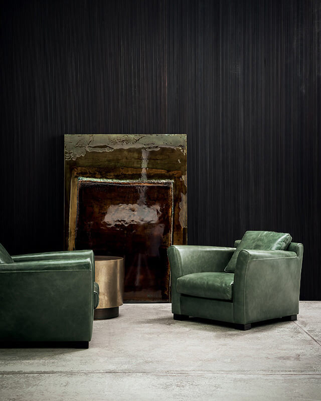 Baxter Кресло Diner Plume Creme Leather от Baxter — в интерьере
