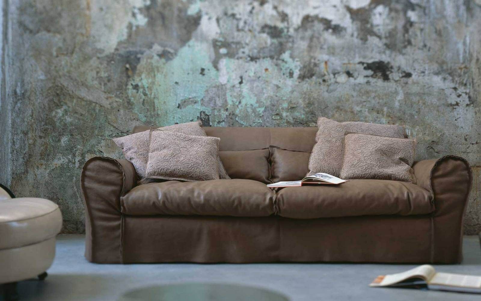 Baxter Диван с подушками Housse 265 Kashmir Azure от Baxter — в интерьере