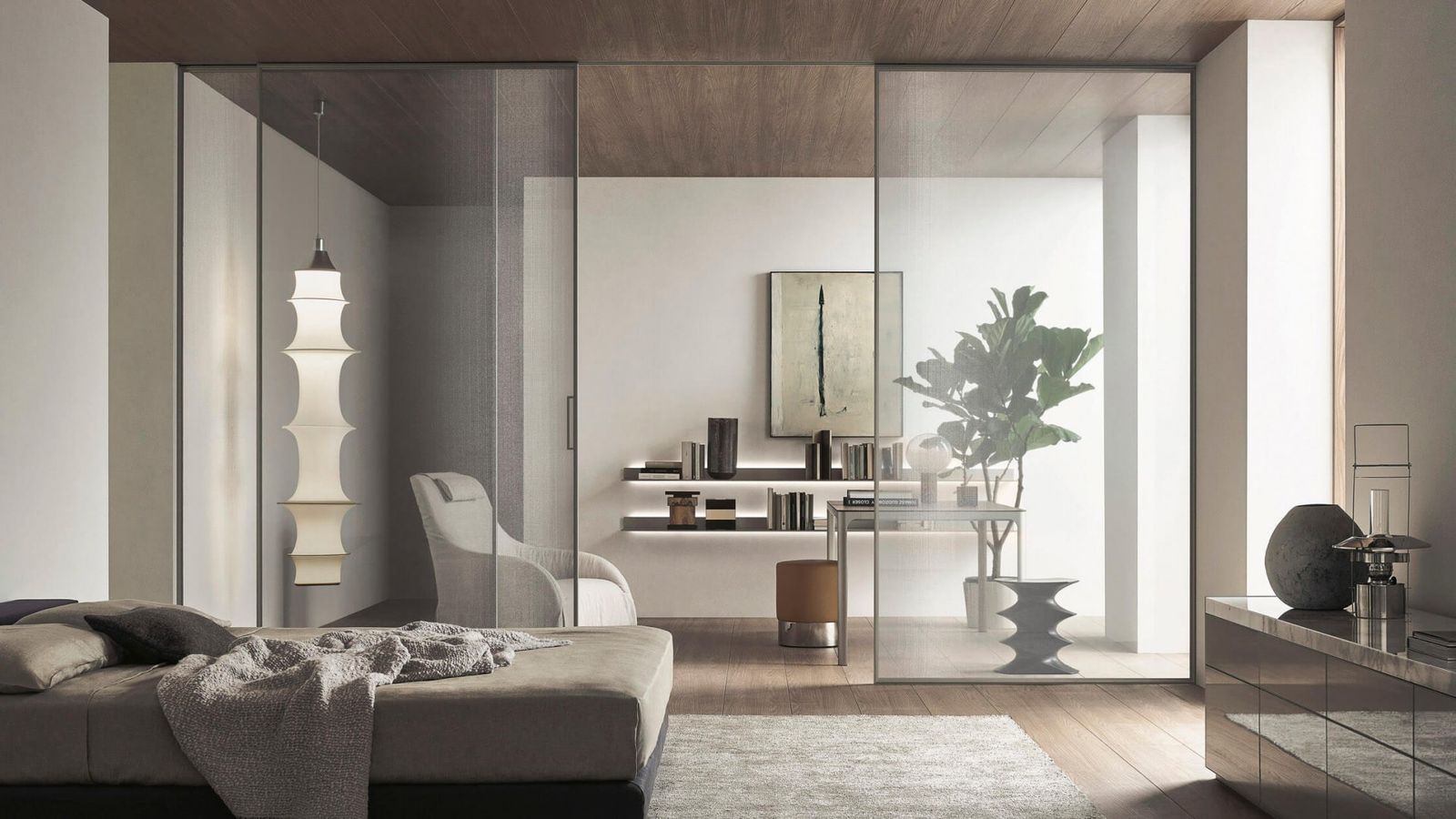 Rimadesio Перегородка Velaria от Rimadesio — в интерьере