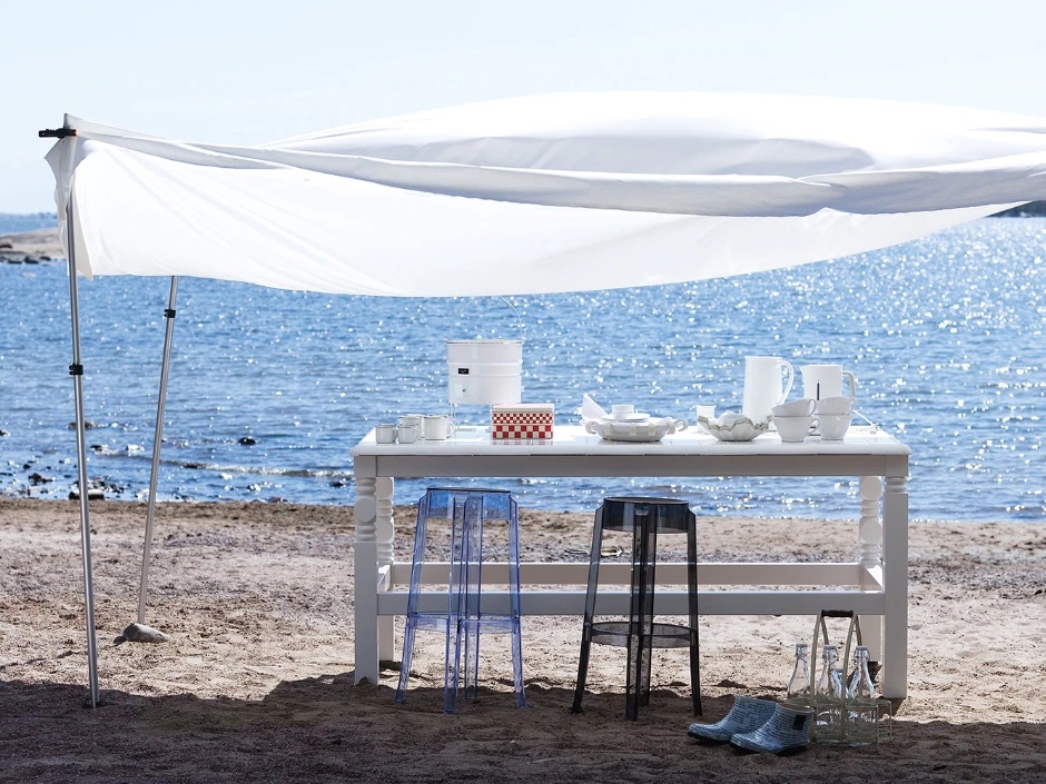 Kartell Барный стул Charles Ghost CRYSTAL от Kartell — в интерьере