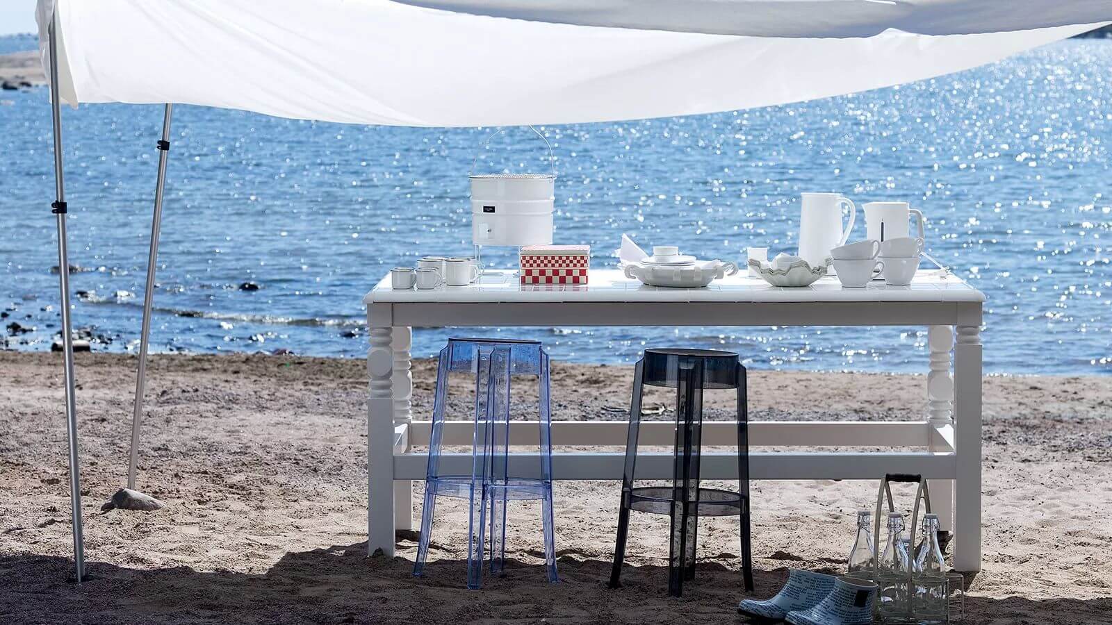 Kartell Барный стул Charles Ghost CRYSTAL от Kartell — в интерьере