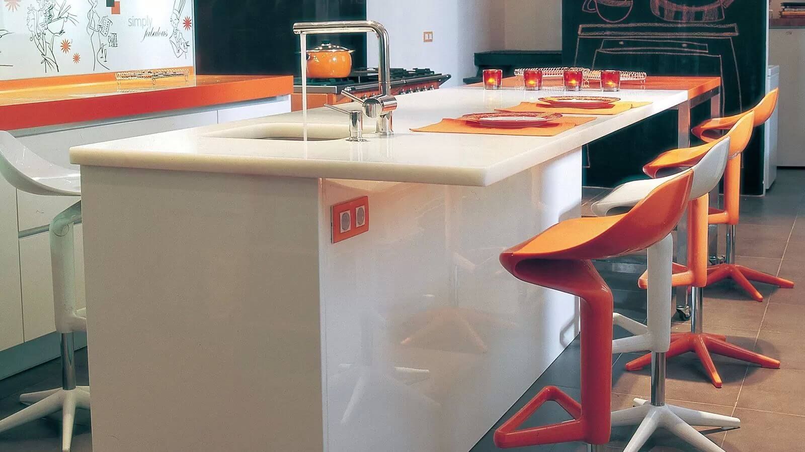 Kartell Барный стул Spoon от Kartell — в интерьере