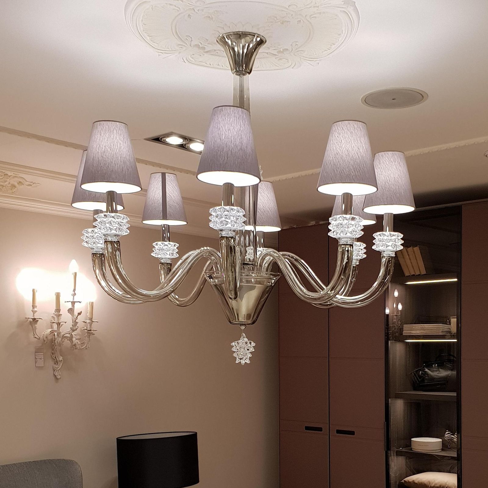 Barovier & Toso Люстра 5562 8 ламп Amsterdam от Barovier & Toso — в интерьере