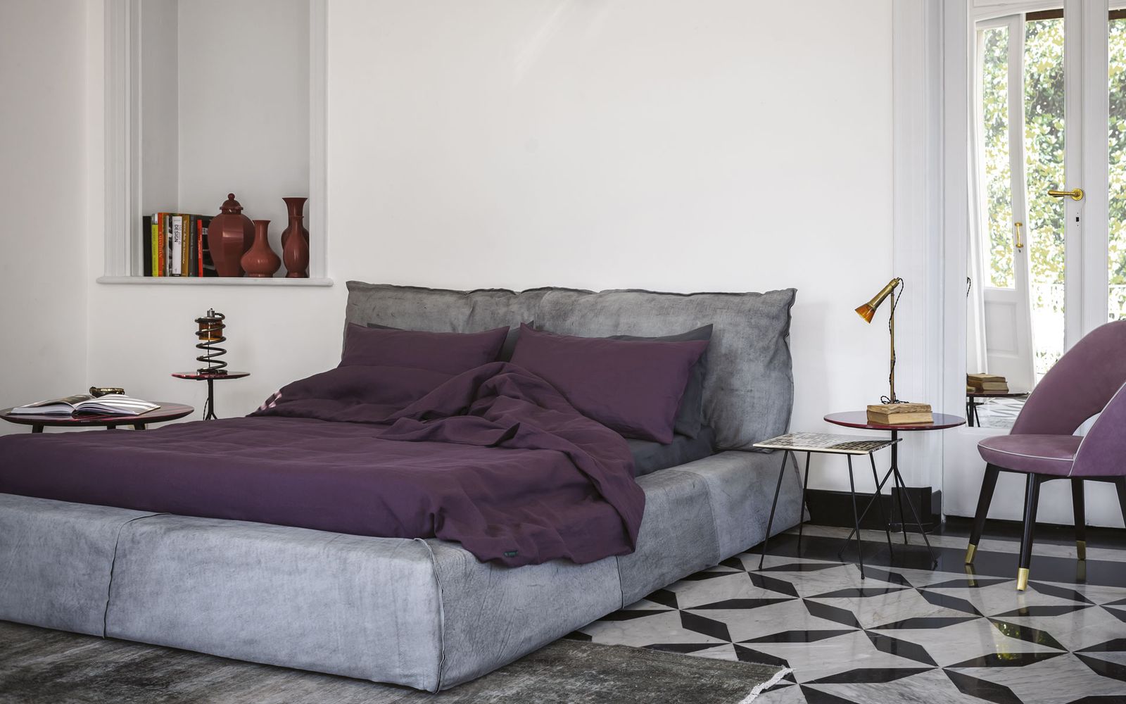 Baxter Кровать Paris Bo.H Siberia от Baxter — в интерьере