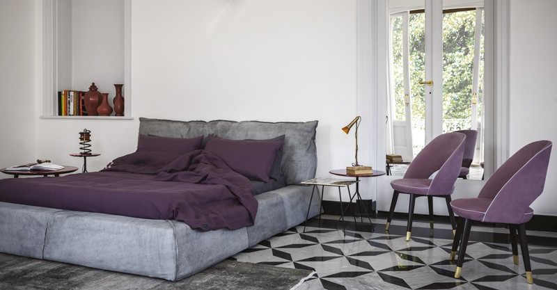 Baxter Кровать Paris Bo.H Siberia от Baxter — в интерьере