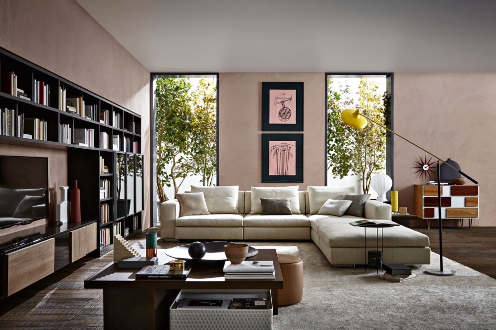 Molteni&C Диван Turner от Molteni & C — в интерьере