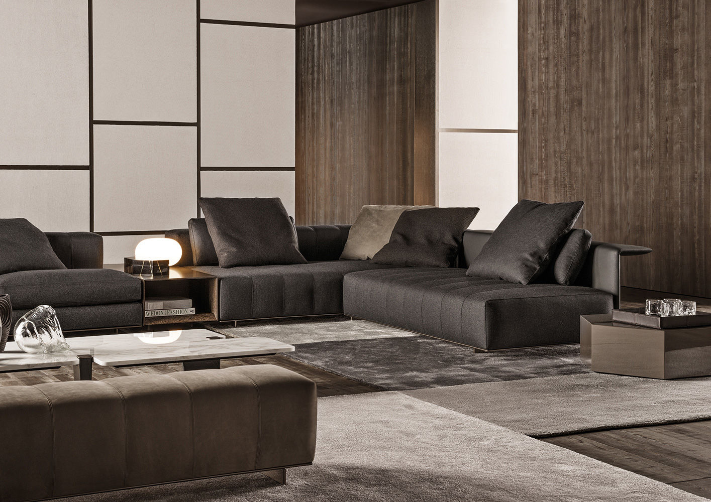 Meridiani Диван Freeman от Meridiani — в интерьере