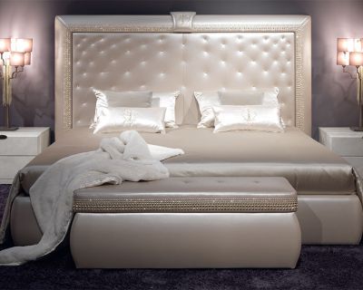 Turri Spa Кровать с высоким изголовьем Stardust от Turri Spa — в интерьере