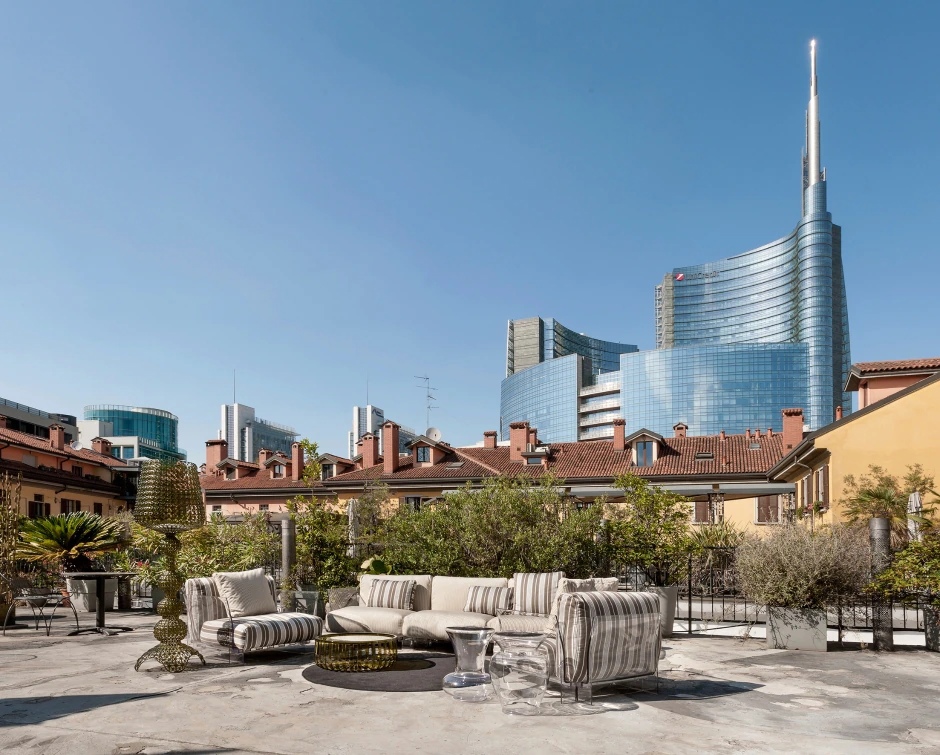 Kartell Кресло Pop Outdoor от Kartell — в интерьере