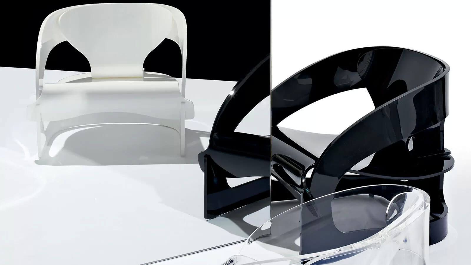 Kartell Кресло Joe Colombo от Kartell — в интерьере