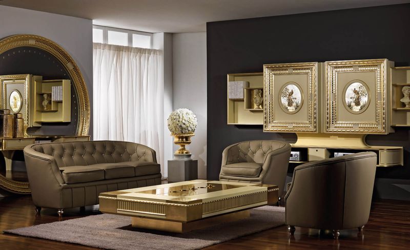 Vismara Мебель под ТВ Art Deco от Vismara — в интерьере