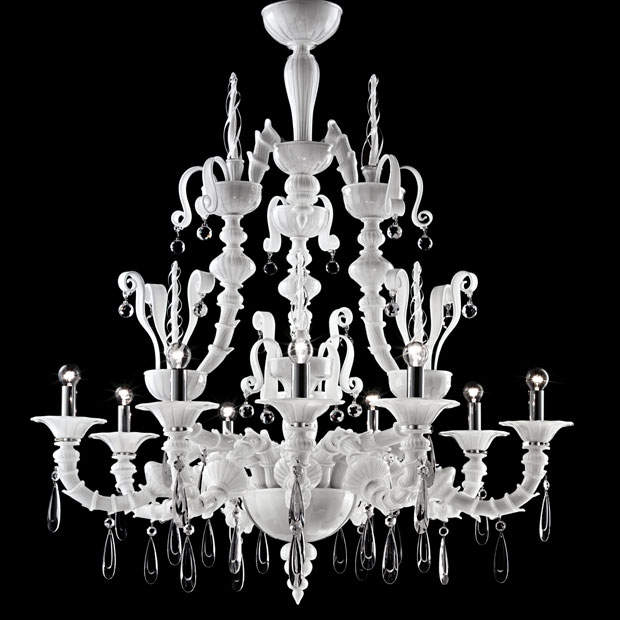 Barovier & Toso Люстра Dhamar от Barovier & Toso — в интерьере