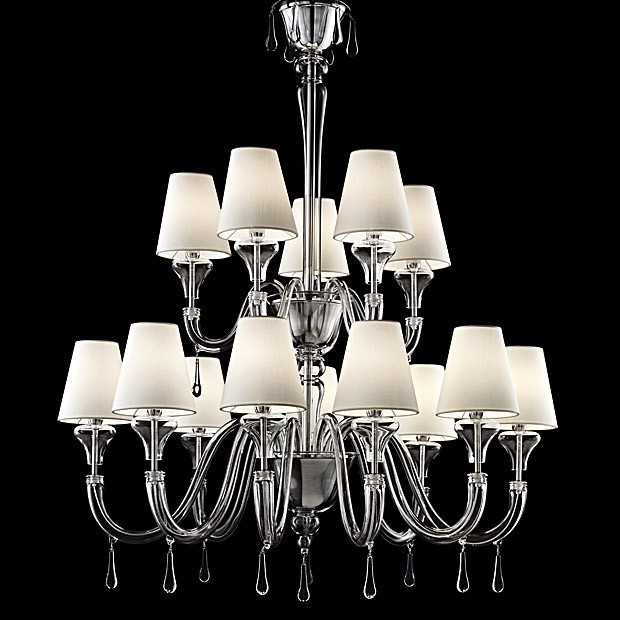 Barovier & Toso Люстра Maryland от Barovier & Toso — в интерьере