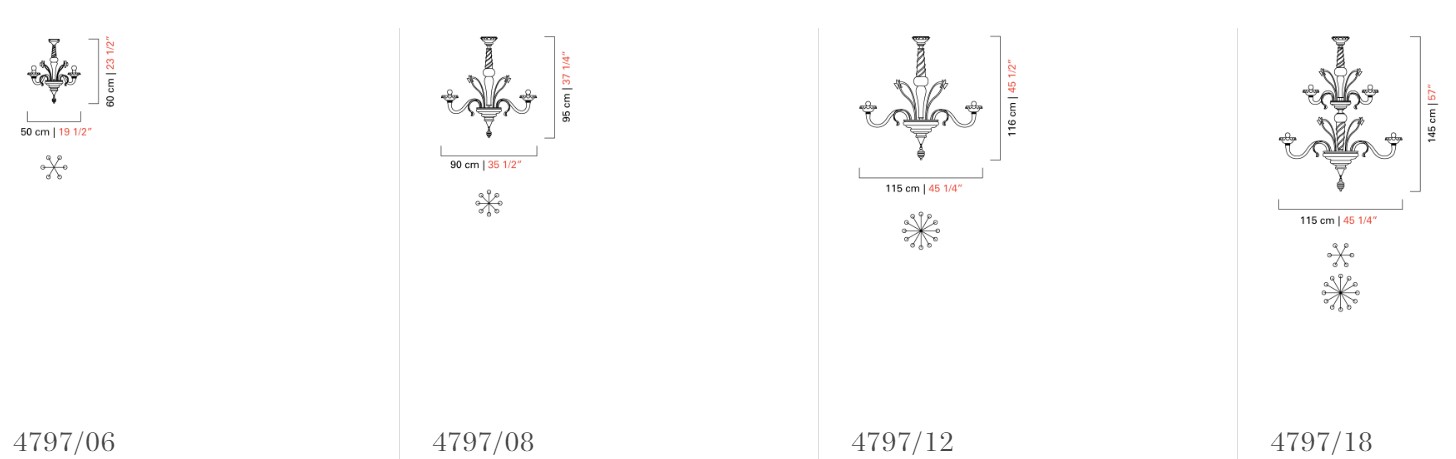 Barovier & Toso Люстра Meknes от Barovier & Toso