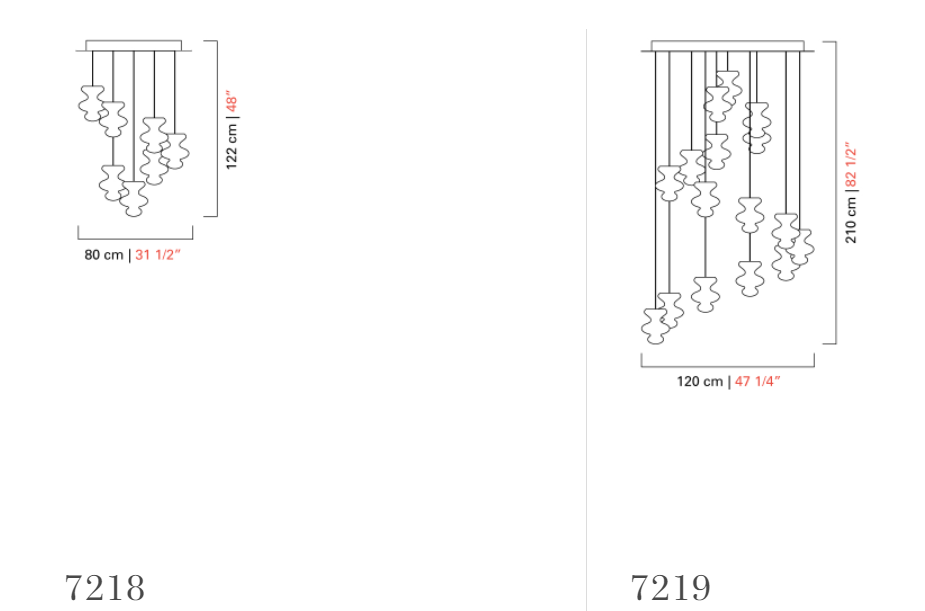 Barovier & Toso Подвесной светильник Spinn 7218/7219 от Barovier & Toso