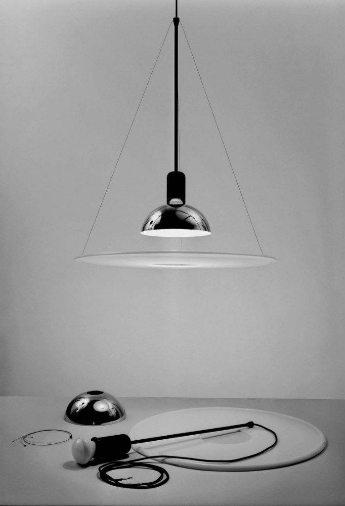 Flos Подвесной светильник Frisbi Chrome от Flos — в интерьере