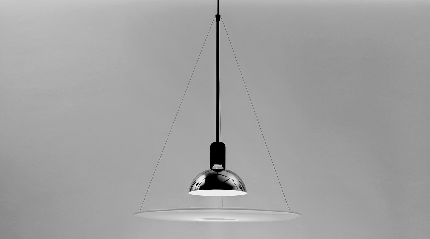 Flos Подвесной светильник Frisbi Chrome от Flos — в интерьере