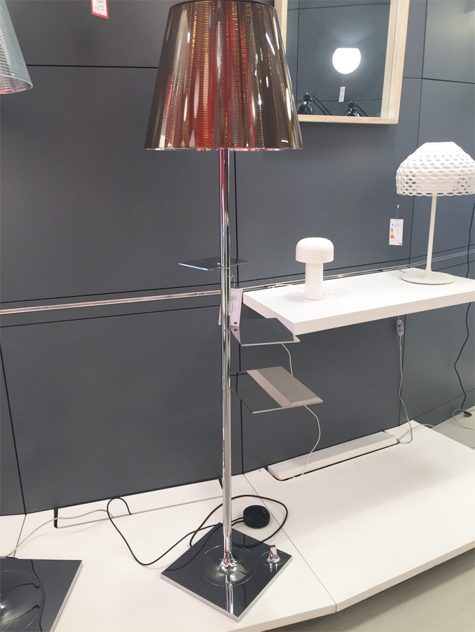 Flos Торшер Bibliotheque Nationale Aluminized Bronze от Flos — в интерьере