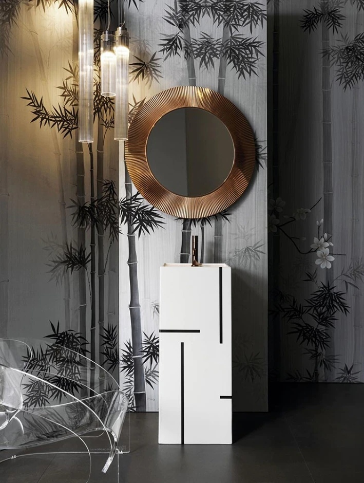 Kartell Зеркало All Saints green от Kartell — в интерьере