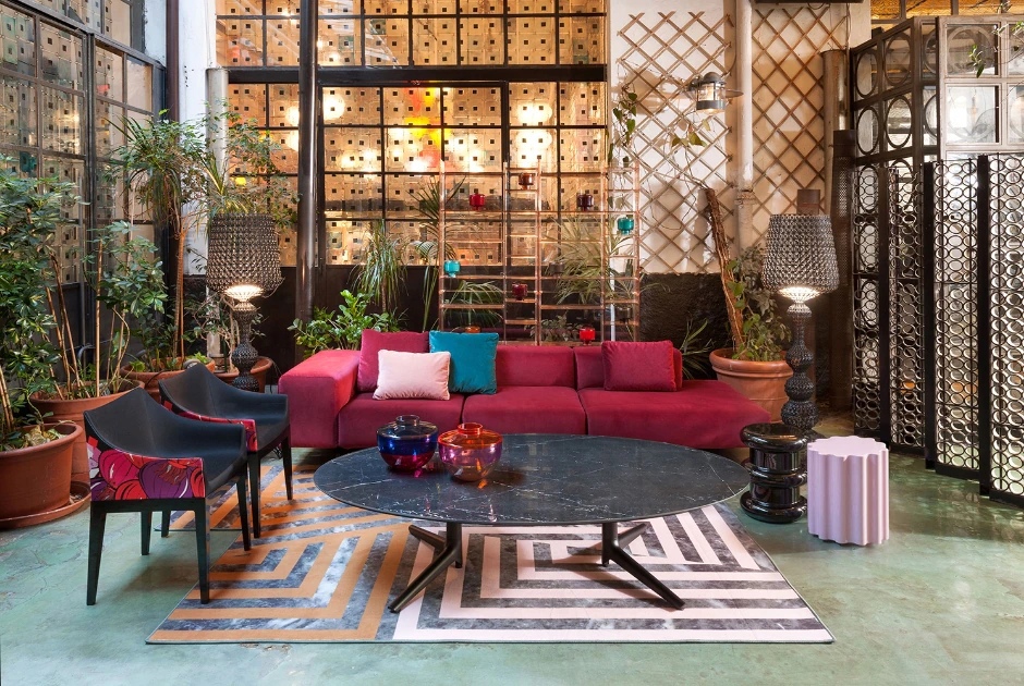Kartell Стеллаж Sound-Rack от Kartell — в интерьере