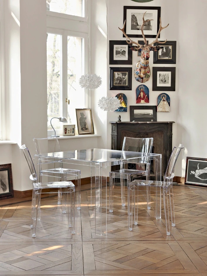 Kartell Стол Invisible от Kartell — в интерьере