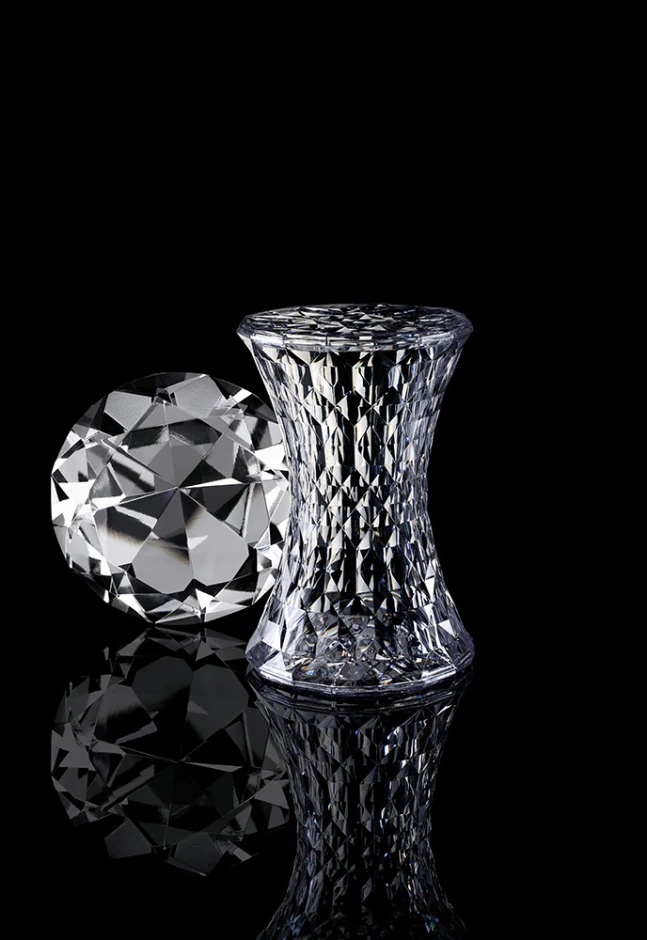 Kartell Табурет Stone amber от Kartell — в интерьере