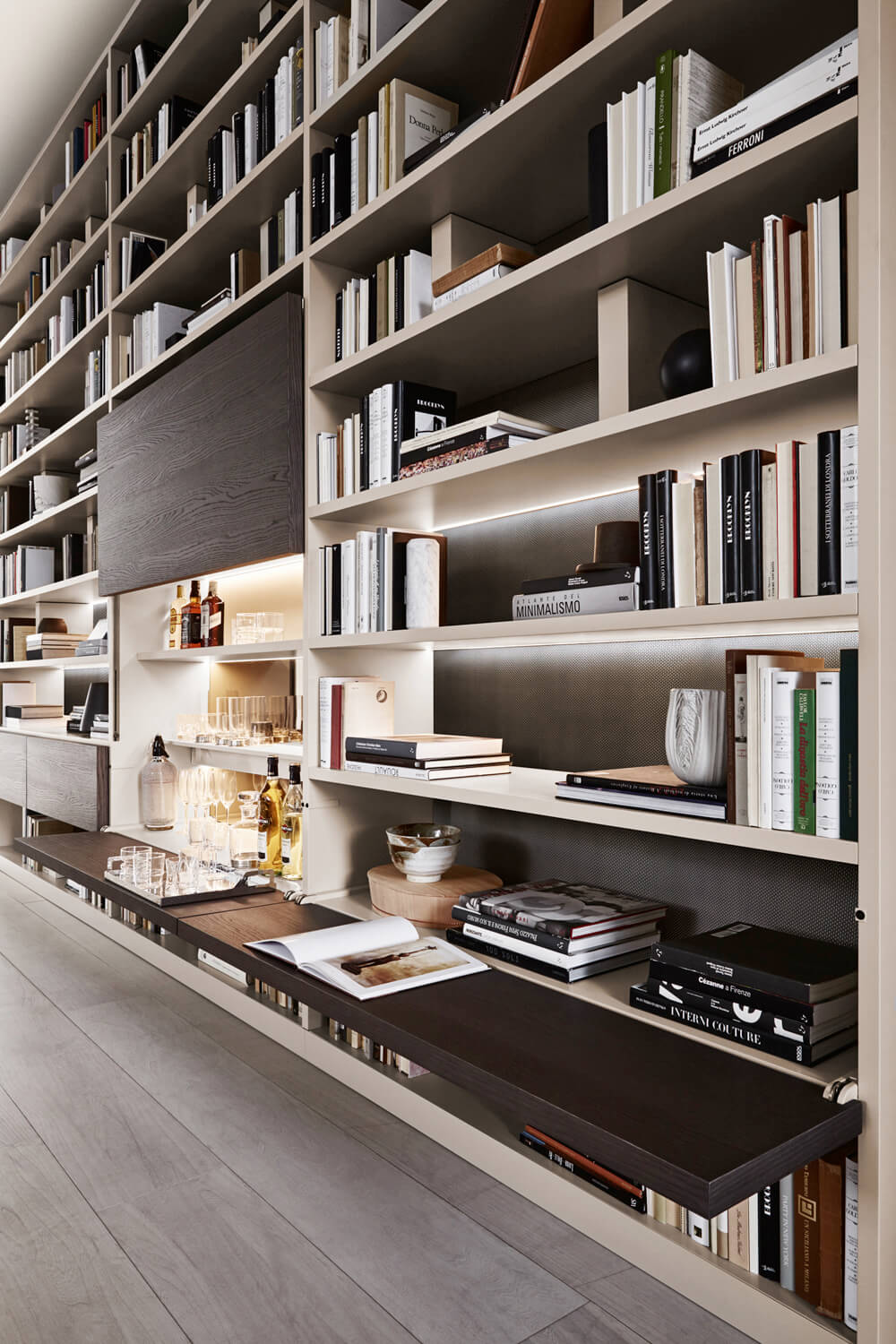 Molteni&C Композиция под ТВ 505 от Molteni & C — в интерьере