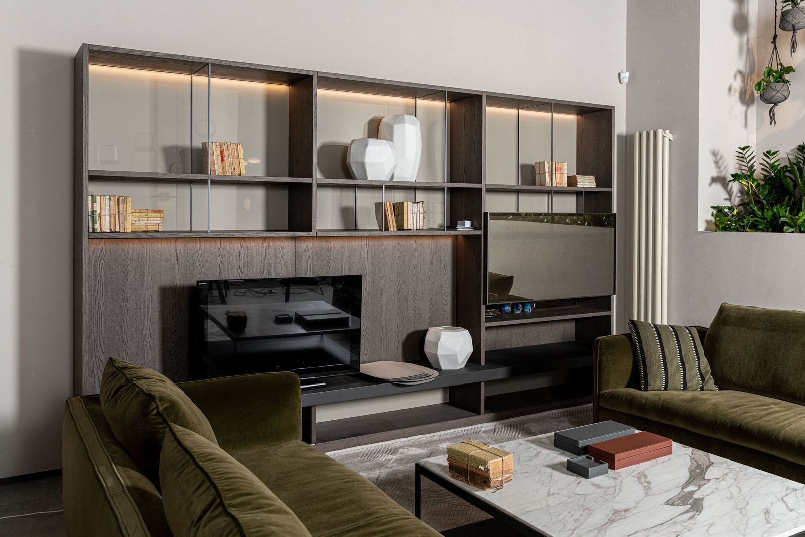 Molteni&C Композиция под ТВ 505 от Molteni & C — в интерьере