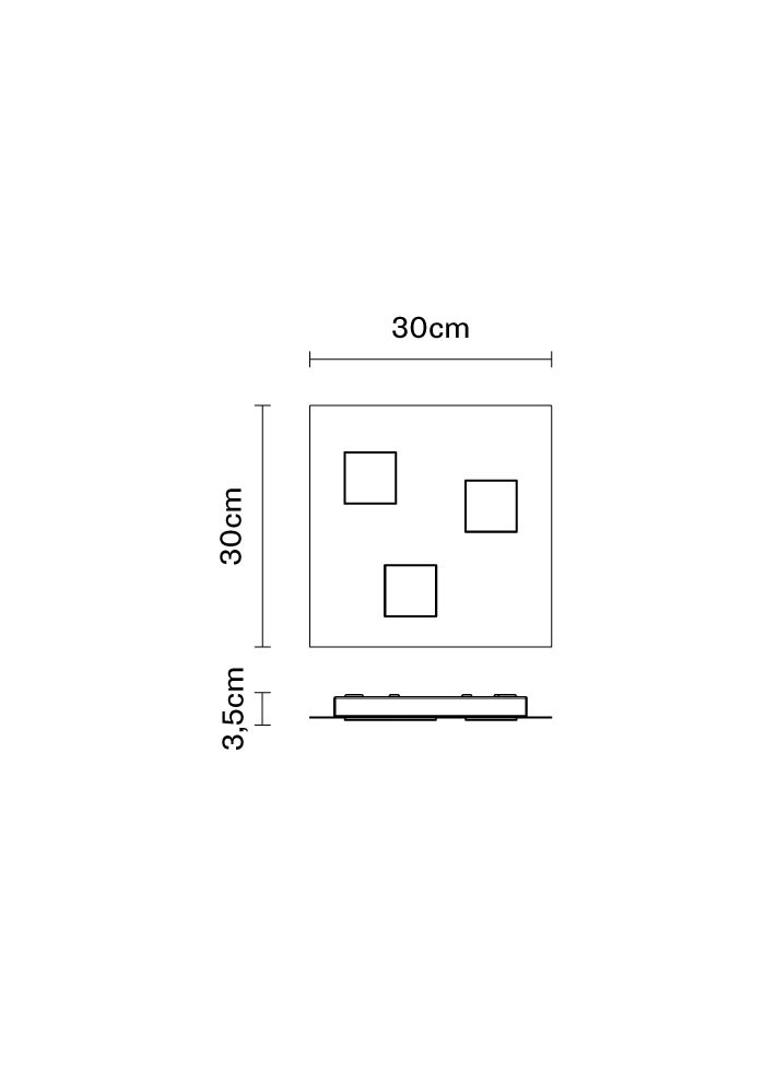Fabbian Потолочный светильник F38 Quarter от Fabbian
