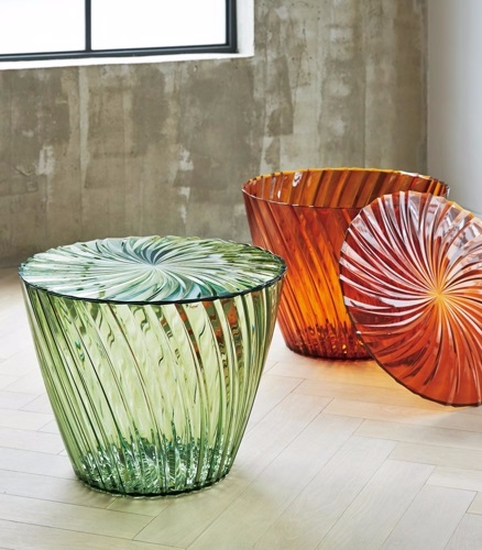 Kartell Столик-контейнер для хранения Sparkle от Kartell — в интерьере