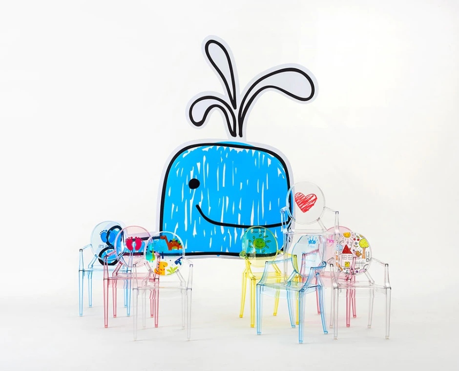 Kartell Стул детский Lou Lou Ghost Kids 22 от Kartell — в интерьере