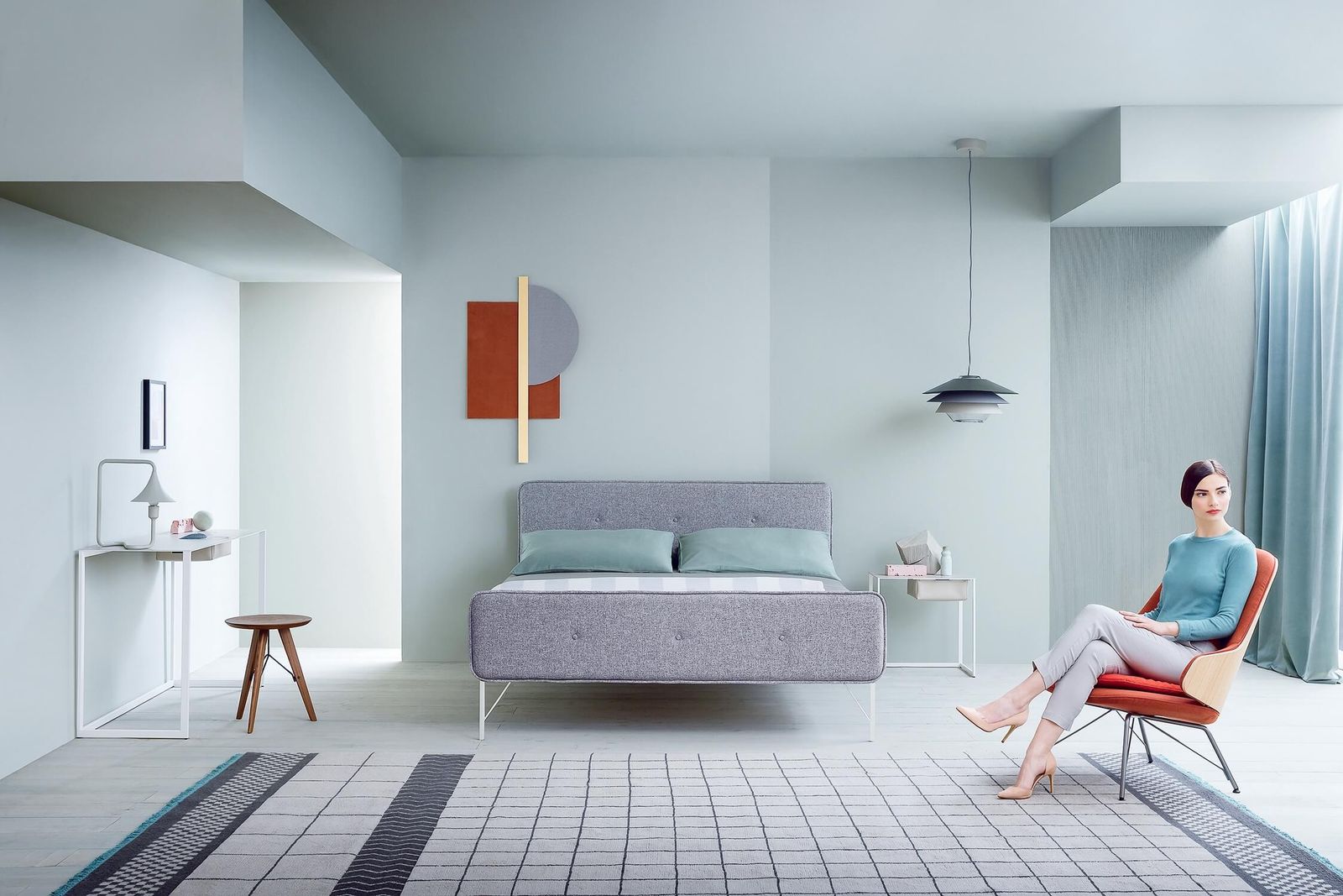 Zanotta Кровать Hotelroyal от Zanotta — в интерьере