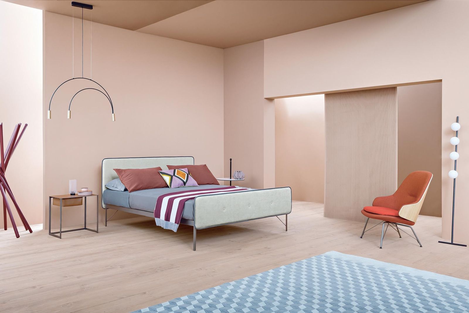Zanotta Кровать Hotelroyal от Zanotta — в интерьере