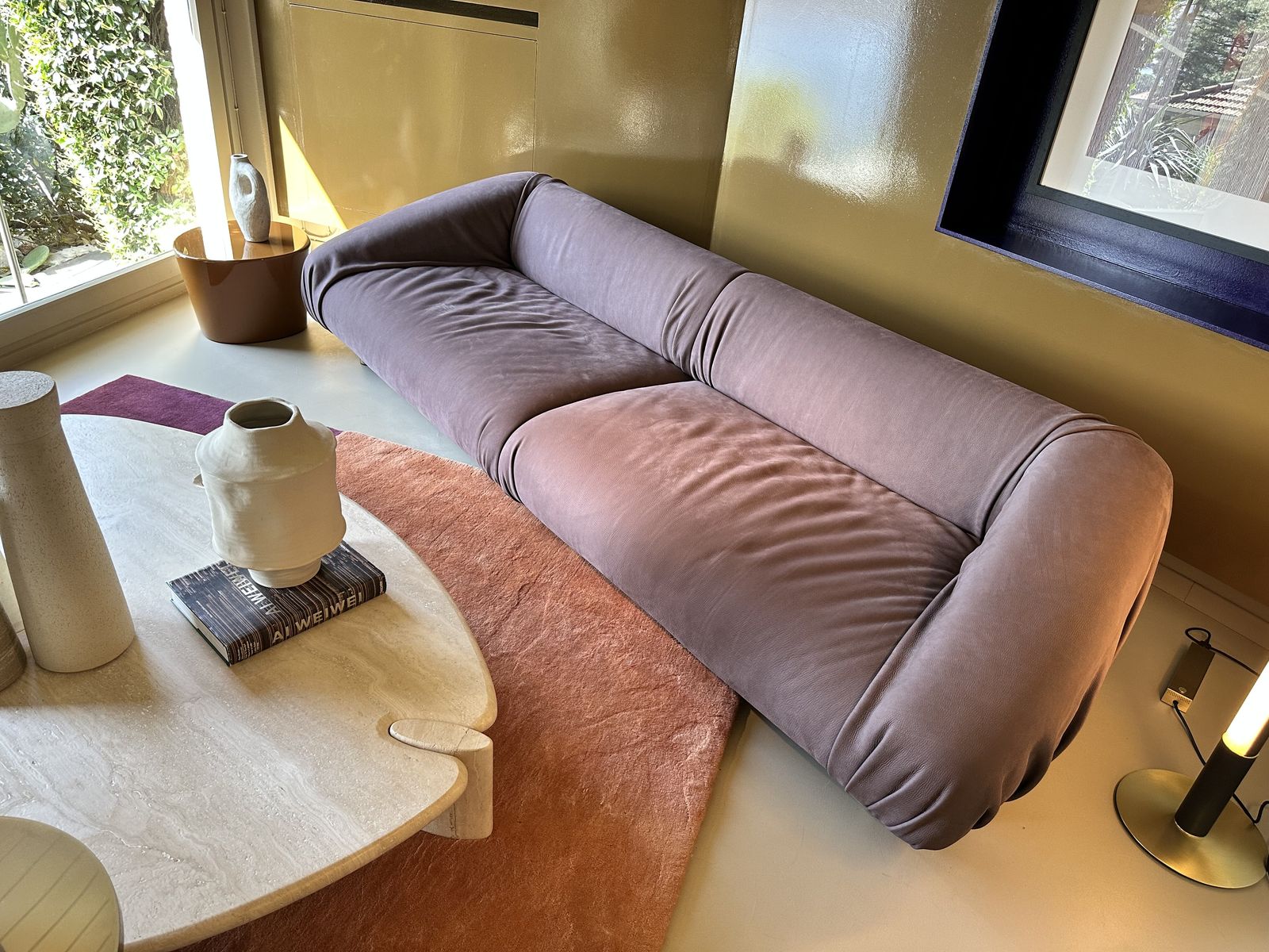 Baxter Диван Fold Nabuck Vintage Rose от Baxter — в интерьере
