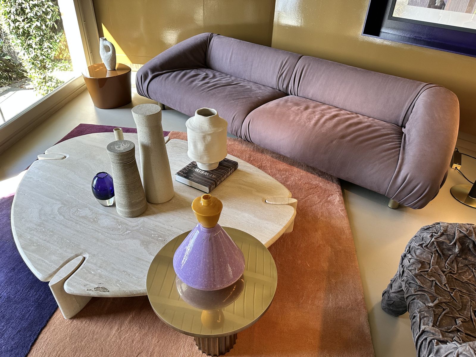 Baxter Диван Fold Nabuck Vintage Rose от Baxter — в интерьере