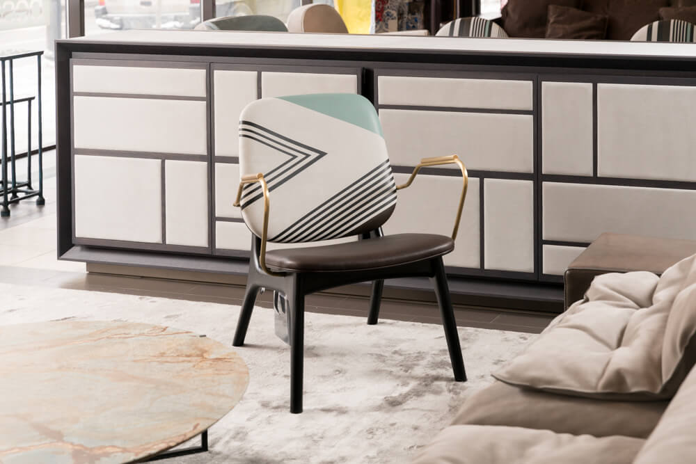 Baxter Кресло Thea Nabuck Sage от Baxter — в интерьере