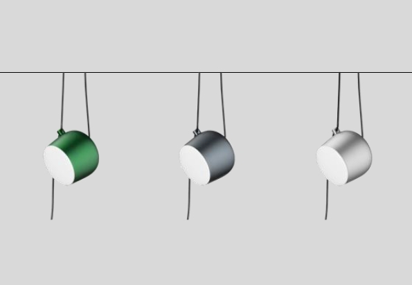 Flos Люстра Aim small из 5 подвесов от Flos — в интерьере