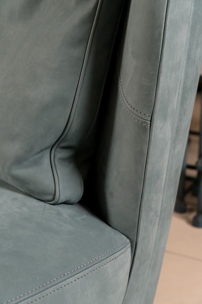 Baxter Кресло Etienne Bergere Leather Nabuck Sage от Baxter — в интерьере