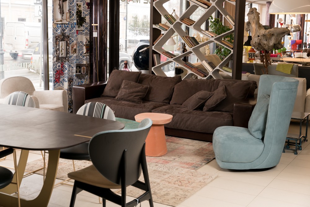 Baxter Кресло Etienne Bergere Leather Nabuck Sage от Baxter — в интерьере