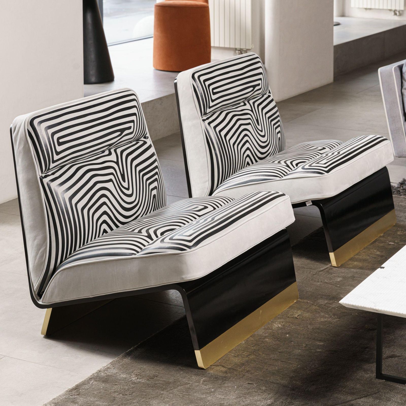 Baxter Кресло без подлокотников Greta Special Edition Printed от Baxter — в интерьере