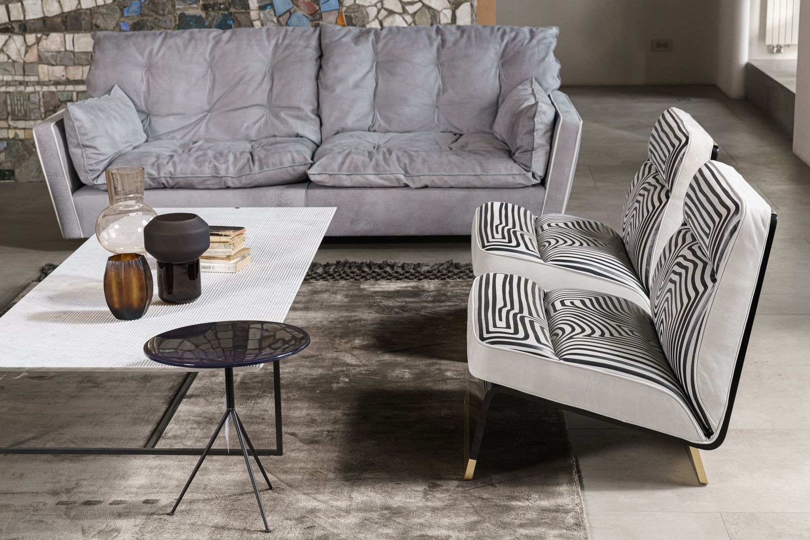 Baxter Кресло без подлокотников Greta Special Edition Printed от Baxter — в интерьере