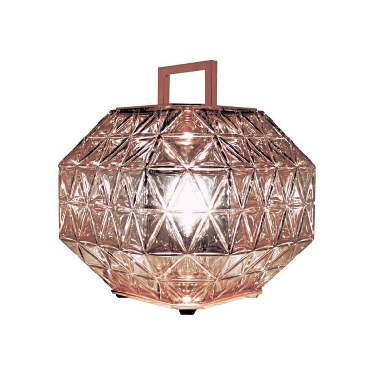 Contardi Настольная лампа Treasure TA Polished nickel/Engraved crystal от Contardi