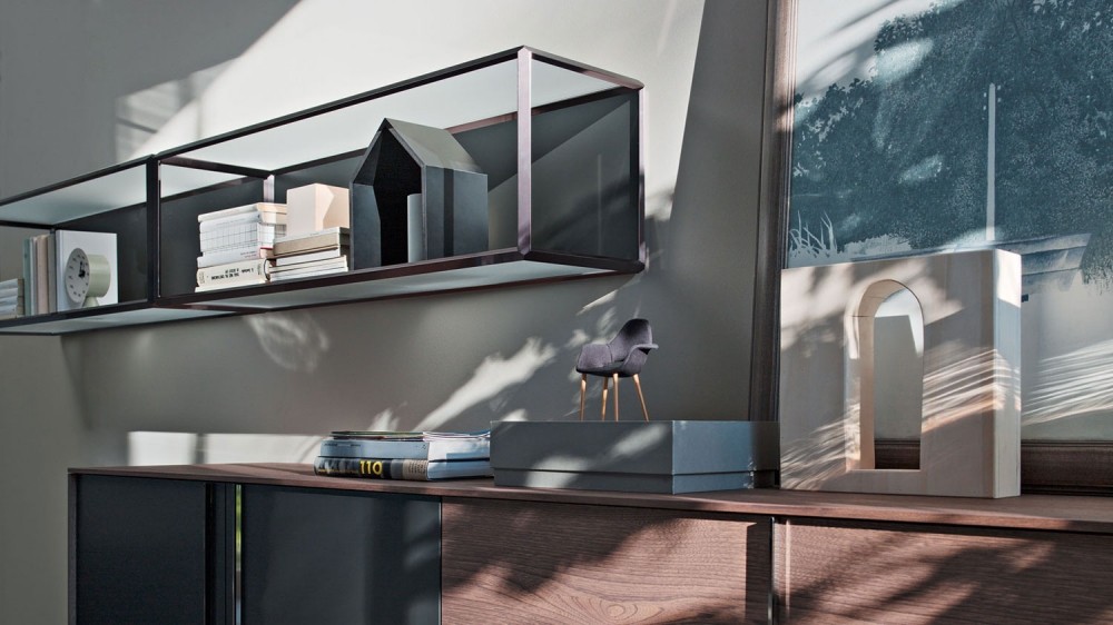 Molteni&C Стеллаж - витрина Grado° от Molteni & C — в интерьере