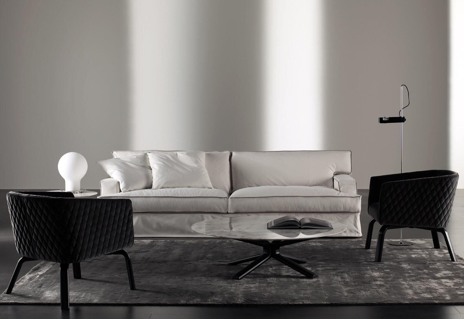 Meridiani Диван James от Meridiani — в интерьере