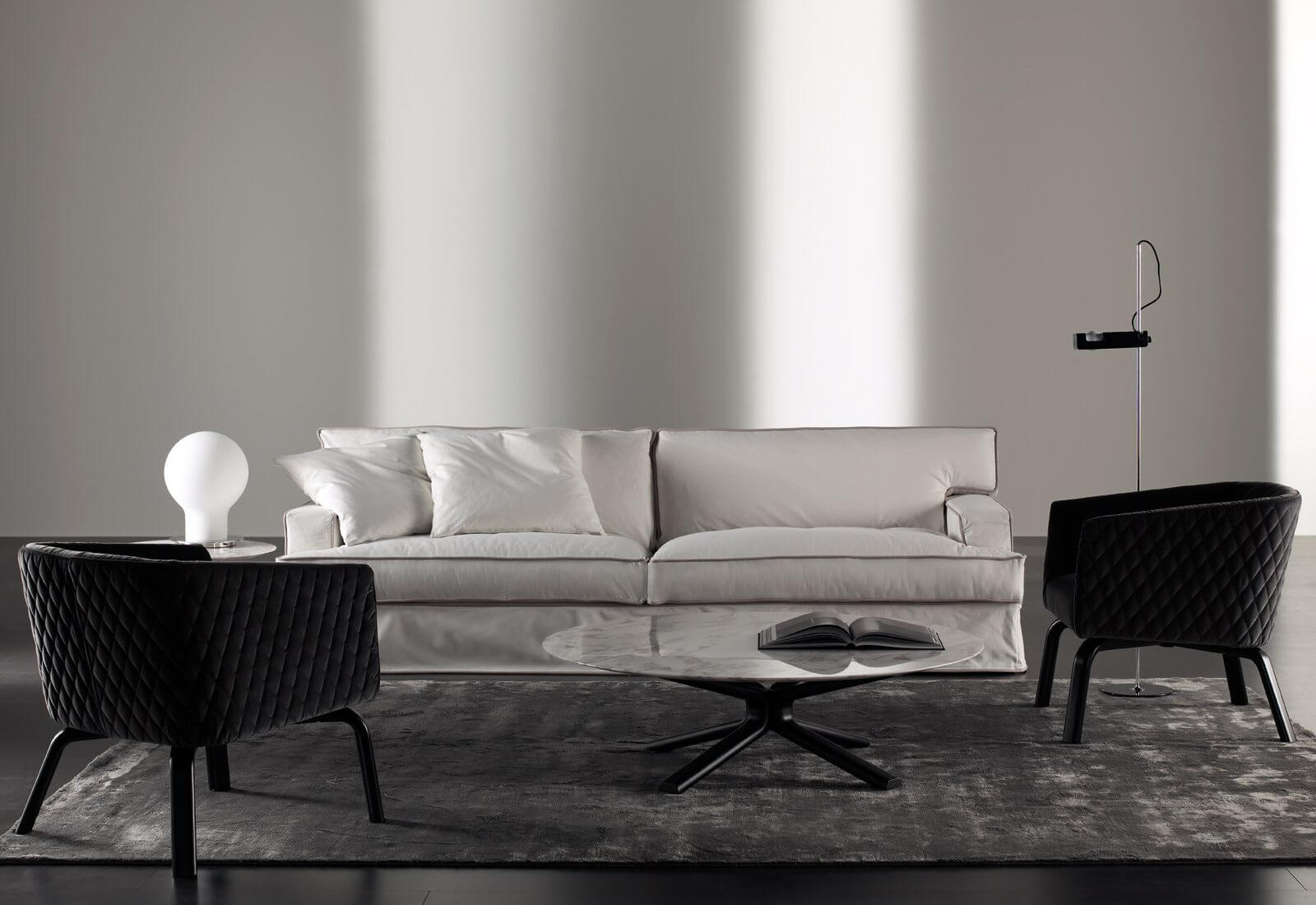 Meridiani Диван James от Meridiani — в интерьере