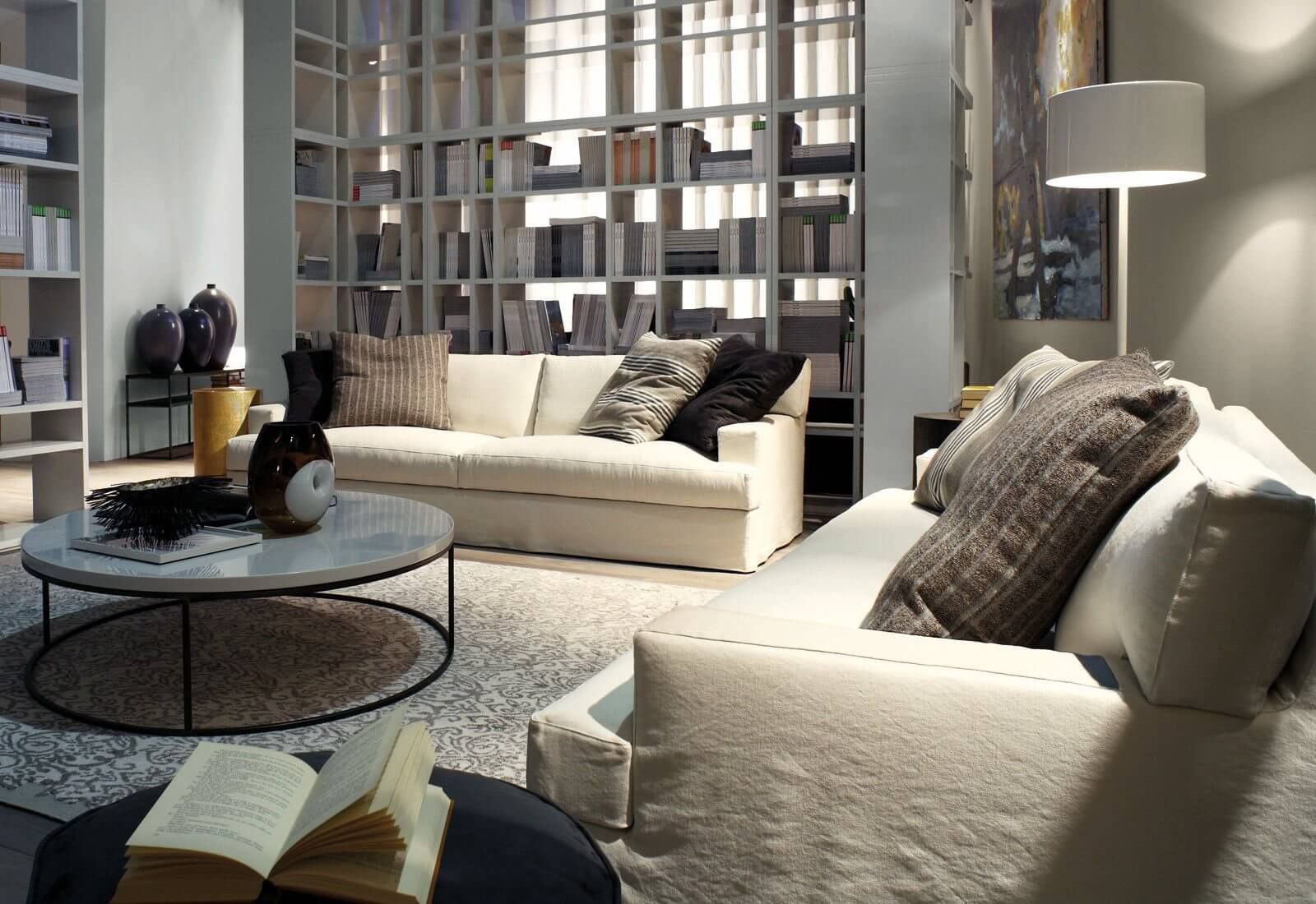 Meridiani Диван James от Meridiani — в интерьере
