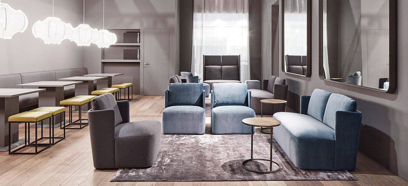 Meridiani Диван Keeton от Meridiani — в интерьере
